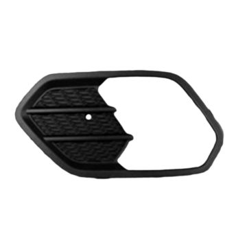 Bumper Insert Front Left w/o Sport Appearance Pkg w/Fog Lamps Outer Grille Carbon Black CAPA for Ford Escape 2017-2019