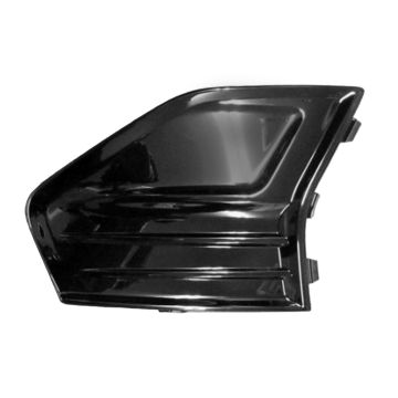 Bumper Insert Front Left Fog Lamp Opening Cover w/o Fog Lamps Gloss Black for Ford Fusion SEL Hybrid SEL 2019-2020