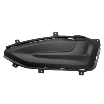 Bumper Insert Front Left Fog Lamp Opening Cover w/o Fog Lamps Carbon Black for Ford Edge Titanium SE SEL 2019-2024