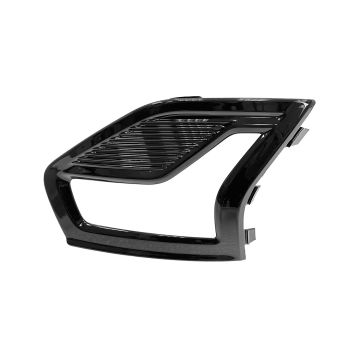 Bumper Insert Front Left Fog Lamp Bezel w/Fog Lamps Gloss Black for Ford Fusion 2019-2020