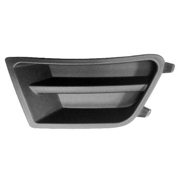 Bumper Insert Front Right Fog Lamp Opening Cover w/o Fog Lamps for Ford Mustang Base 2010-2012