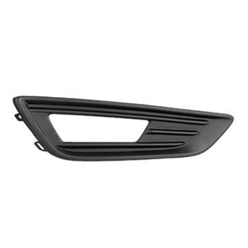 Bumper Insert Front Right w/o Appearance Pkg Fog Lamp Bezel w/Fog Lamps for Ford Focus SE Appearance SE SE Luxury 2015-2018
