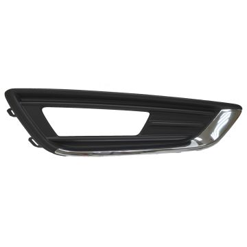 Bumper Insert Front Right Fog Lamp Bezel Chrome Trim for Ford Focus Titanium Titanium Plus 2015-2018