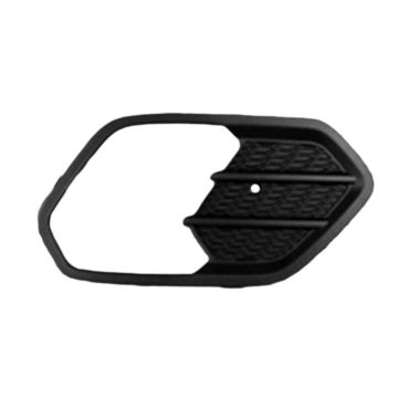 Bumper Insert Front Right w/o Sport Appearance Pkg w/Fog Lamps Outer Grille Carbon Black for Ford Escape 2017-2019
