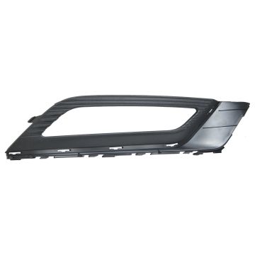 Bumper Insert Front Right Fog Lamp Bezel w/Fog Lamps Low Gloss Black for Ford Fusion S Hybrid SE Hybrid Energi SE Energi Titanium Titanium Hybrid Platinum Hybrid Energi Platinum SE LUX Hybrid 2017-2018
