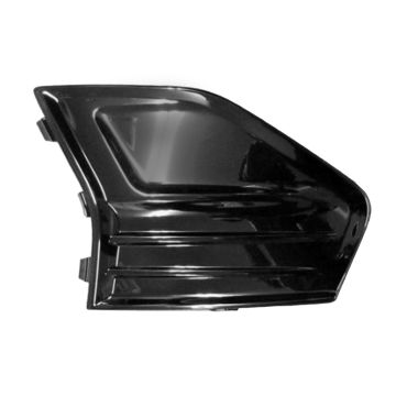 Bumper Insert Front Right Fog Lamp Opening Cover w/o Fog Lamps Gloss Black for Ford Fusion SEL Hybrid SEL 2019-2020