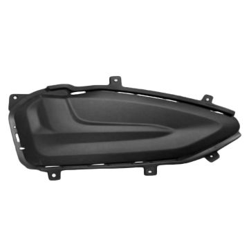Bumper Insert Front Right Fog Lamp Opening Cover w/o Fog Lamps Carbon Black for Ford Edge Titanium SE SEL 2019-2024