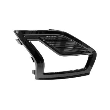 Bumper Insert Front Right Fog Lamp Bezel w/Fog Lamps Gloss Black for Ford Fusion 2019-2020