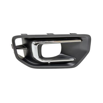 Bumper Insert Front Right Fog Lamp Bezel w/Fog Lamps Chrome for Ford Ranger XLT Lariat 2024