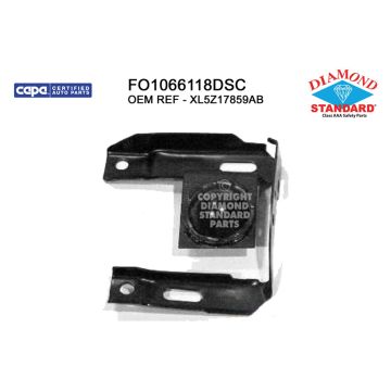 Bumper Bracket Front Left Frame Mounted Reinforcement CAPA for Ford Ranger 1998-2000