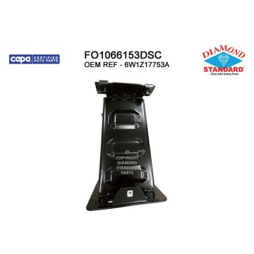 Bumper Bracket Front Left CAPA for Ford Crown Victoria Lincoln Town Car Mercury Grand Marquis Marauder
