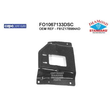 Bumper Bracket Front Right Mounting Plate CAPA for Ford Excursion F-250 Super Duty F-350 Super Duty