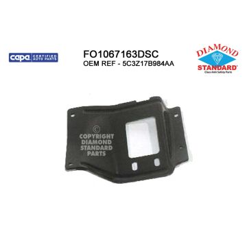 Bumper Bracket Front Right Bumper Mounting Plate CAPA for Ford Excursion F-250 Super Duty F-350 Super Duty