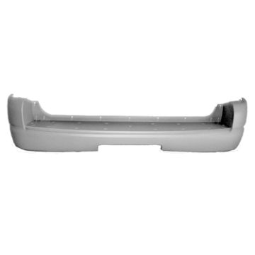 Bumper Cover Rear w/o Appearance Pkg w/o Backup Sensor w/o Wheel Open Molding Primed CAPA for Ford Explorer XLT XLT Sport 2004-2005