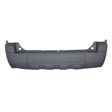 Bumper Cover Rear w/o No Boundries Pkg w/o Appearance Pkg Can Cut Out Hitch If Needed Platinum Textured CAPA for Ford Escape 2005-2007