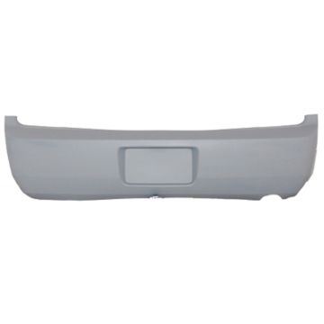 Bumper Cover Rear Primed CAPA for Ford Mustang Base 2005-2009