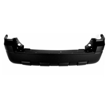 Bumper Cover Rear w/o Rear Object Sensor w/o Towing Pkg Primed CAPA for Ford Escape Hybrid Limited XLS XLT Limited Hybrid Limited Plus 2008-2012