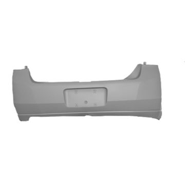 Bumper Cover Rear (to 9-2-08) Primed CAPA for Ford Focus Sedan Coupe S SE SEL 2008-2011