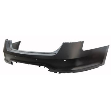 Bumper Cover Rear w/Push Button Start Primed CAPA for Ford Taurus 2010-2012