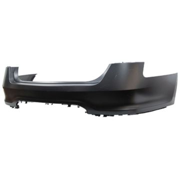 Bumper Cover Rear w/o Push Button Start w/o Rear Object Sensors CAPA for Ford Taurus 2010-2012
