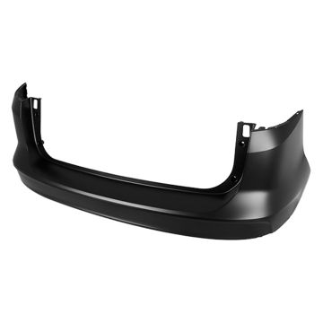 Bumper Cover Rear w/o Rear Object Sensors Primed CAPA for Ford C-Max Hybrid SE Hybrid SEL Energi SEL Energi SE Energi Titanium Hybrid Titanium 2013-2017