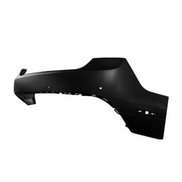 Bumper Cover Rear 4 Sensor Holes w/Rear Object Sensors w/o Active Park Assist Primed CAPA for Lincoln MKZ 2013-2020