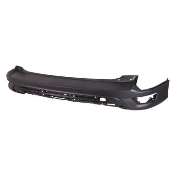 Bumper Cover Rear w/o Active Park Assist w/o Rear Parking Aid Textured CAPA for Ford Escape 2017-2019