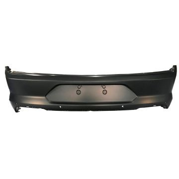 Bumper Cover Rear w/o Performance w/Park Assist Primed CAPA for Ford Mustang EcoBoost EcoBoost Premium 2018-2023
