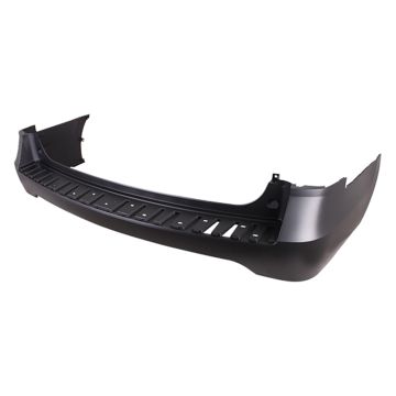 Bumper Cover Rear Long WB w/o Parking Aid w/o Active Park Assist Primed CAPA for Ford Expedition Platinum Max Limited Max XL Max Platinum Max SSV Max XLT Max King Ranch 2018-2021