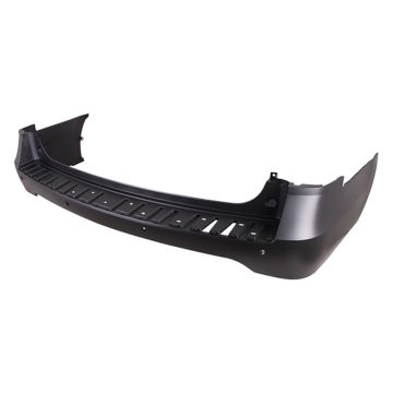 Bumper Cover Rear Long WB w/Parking Aid w/o Active Park Assist Primed CAPA for Ford Expedition Platinum Max Limited Max XL Max Platinum Max SSV Max XLT Max King Ranch 2018-2021
