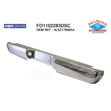 Bumper Face Bar Rear Chrome CAPA for Ford Ranger 1993-2011