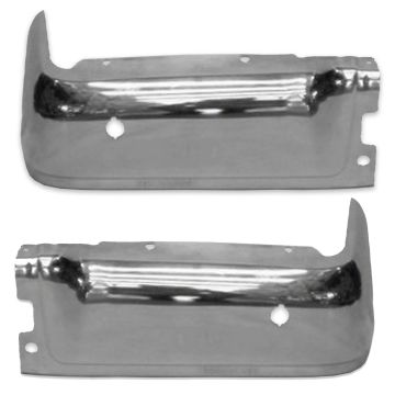 Bumper Face Bar Rear w/Rear Object Sensors Chrome CAPA for Ford F-150 2009-2014