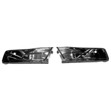 Bumper Face Bar Rear w/Rear Object Sensors Chrome for Ford F-150 2015-2020