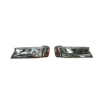 Bumper Face Bar Rear w/Rear Parking Aid w/Active Park Assist Chrome for Ford F-150 2021-2024
