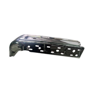 Bumper Face Bar Rear w/Rear Parking Aid w/Active Park Assist Chrome CAPA for Ford F-150 2021-2024