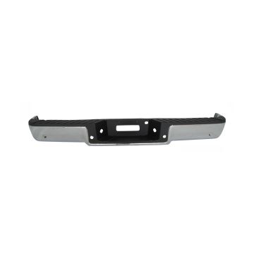 Bumper Assembly Rear w/Towing Pkg w/Rear Object Sensors Chrome CAPA for Ford F-150 Lincoln Mark LT