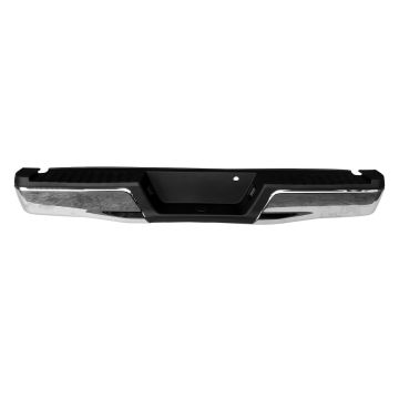 Bumper Assembly Rear w/o Rear Parking Aid w/o Towing Pkg Chrome for Ford F-150 2015-2020