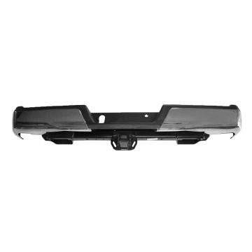 Bumper Assembly Rear w/o Rear Parking Aid w/Towing Pkg w/Max Towing Chrome CAPA for Ford F-150 2015-2020