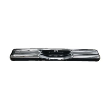 Bumper Assembly Rear w/o Rear Object Sensors Step Bumper/Pads Assembly Chrome CAPA for Ford E-150 E-250 E-350 E-450 E-550