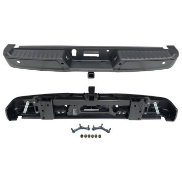 Bumper Assembly Rear w/Med/Hvy Tow w/Parking Aid w/o Active Park w/Lamps for Ford F-150 2021-2024