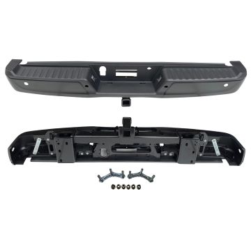 Bumper Assembly Rear w/Med/Hvy Tow w/Parking Aid w/Active Park w/Lamps for Ford F-150 2021-2024