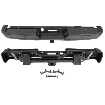 Bumper Assembly Rear w/Towing Pkg Max Duty w/o Parking Aid w/Lamps for Ford F-150 2021-2024