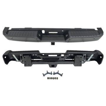 Bumper Assembly Rear w/Max Towing w/Parking Aid w/Active Park w/Lamps for Ford F-150 2021-2024