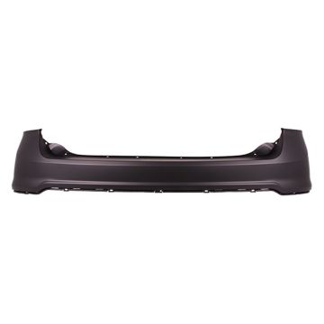 Bumper Cover Rear Upper w/o Rear Object Sensors Primed CAPA for Ford Edge 2011-2014