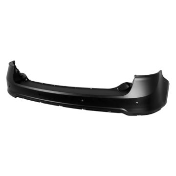 Bumper Cover Rear Upper w/Rear Object Sensors Primed CAPA for Ford Edge 2011-2014