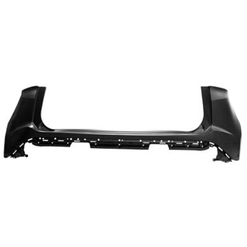 Bumper Cover Rear Upper w/Active Park Assist Primed CAPA for Ford Edge Sport Titanium 2015-2018