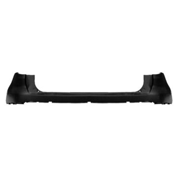 Bumper Cover Rear Upper w/o Reverse Proximity Sensor Primed CAPA for Ford Explorer Police Interceptor Utility