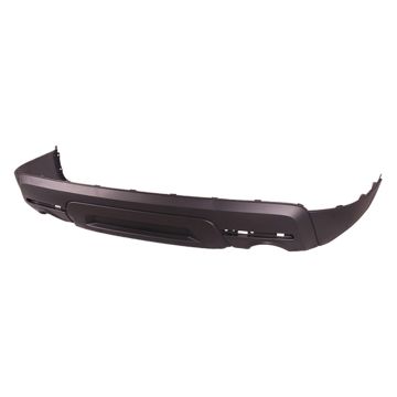 Bumper Cover Rear Lower w/o Towing Pkg w/o Rear Object Sensors Textured CAPA for Ford Explorer 2011-2015