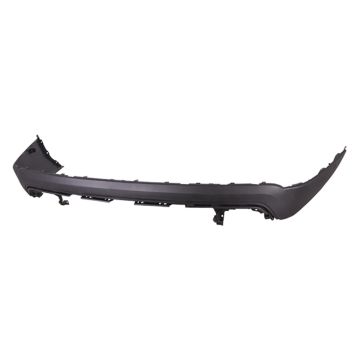 Bumper Cover Rear Lower w/Active Park Assist Textured CAPA for Ford Explorer 2016-2017
