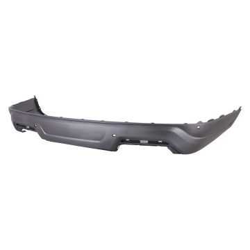 Bumper Cover Rear Lower w/o Active Park Assist w/Rear Parking Aid w/o Towing Pkg CAPA for Ford Explorer Police Interceptor Utility